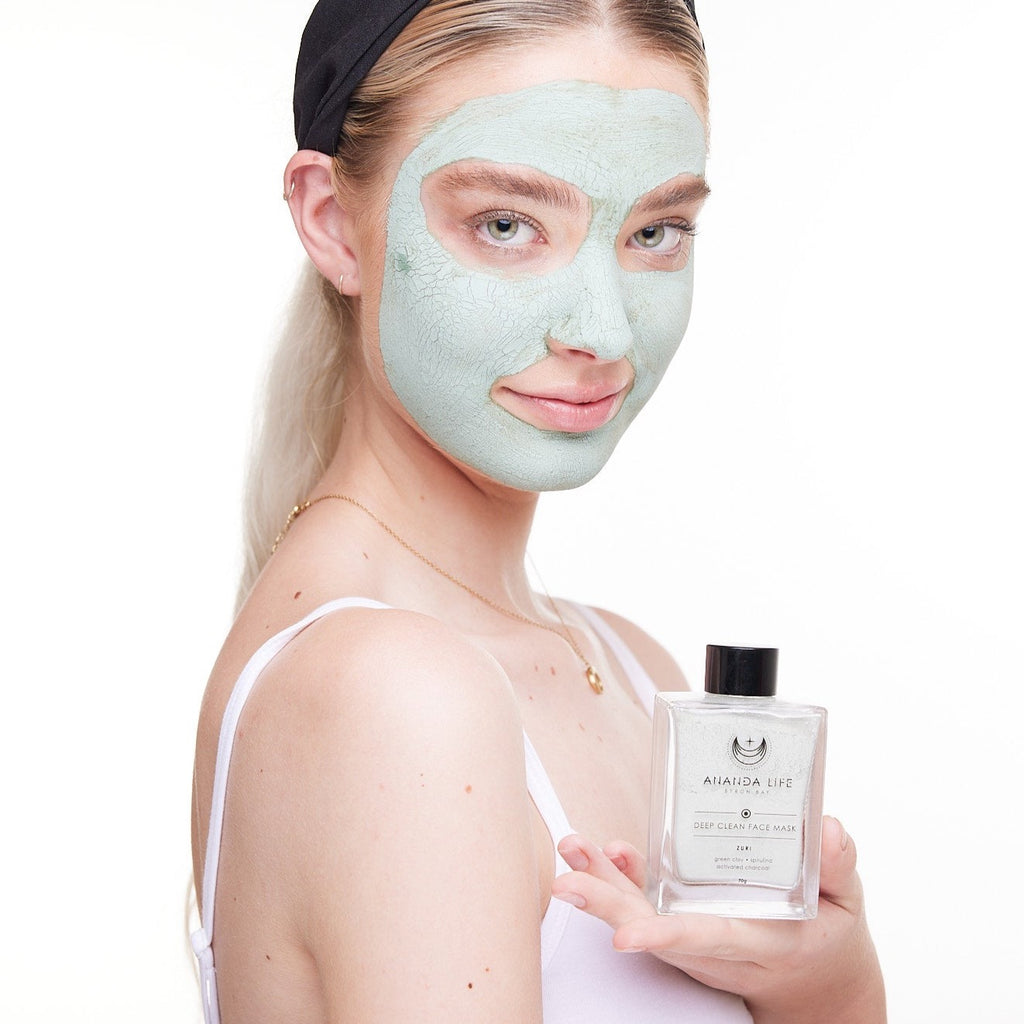 Zuri green face mask detox ananda life