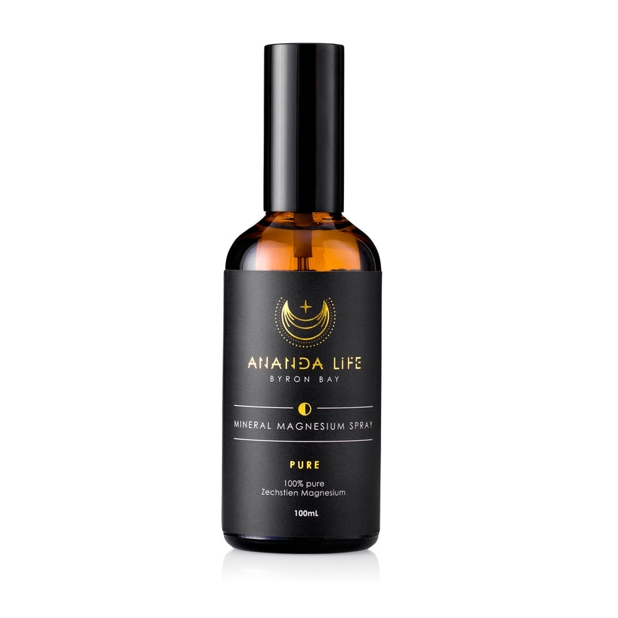 Pure mineral magnesium spray travel size for relaxation and muscle support – Ananda Life