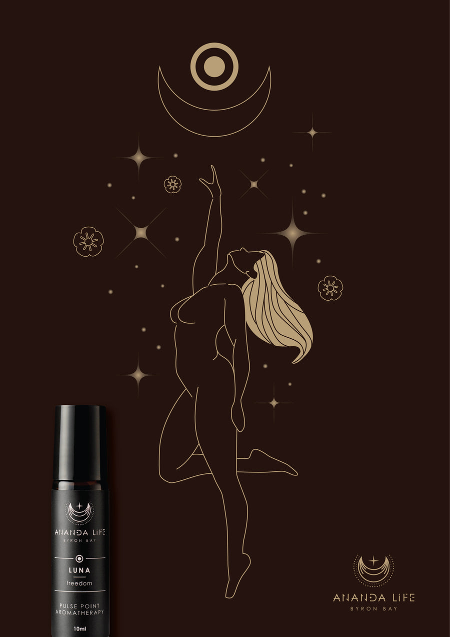 Ananda Life Aromatherapy LUNA - Freedom Essential oil roller