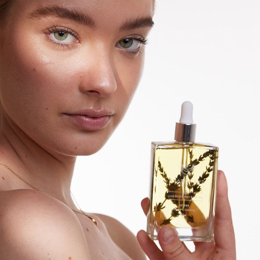 Selene lavender body and bath oil natural botanical body oil – Ananda Life
